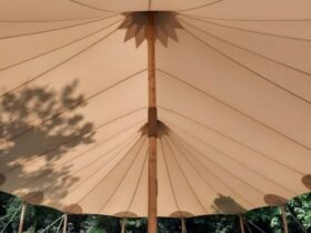 Sailcloth Tent - Open Marquee - Sperry Style with Open Sides