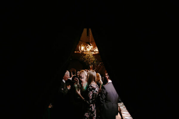 Christmas Wedding Party Tipi, Tipi Hire for Wedding and Corporate Event