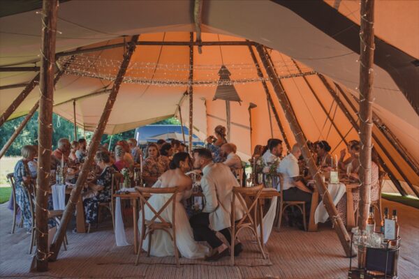 Intimate Boho Wedding Celebration in Special Event Tipis Tipi Tents