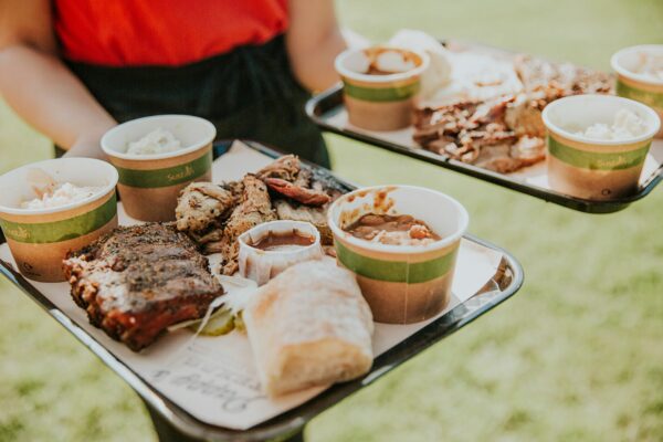 Sharing platter - outdoor wedding - wedding breakfast