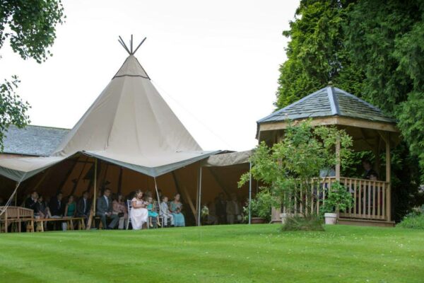 Outdoor Ceremony Tipi, Wedding Ceremony Tipi, Tipis in Cumbria