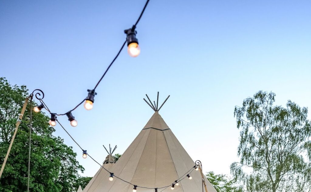 Giant Hat Teepee Hire, Underley Grange, Kirby Lonsdale,, Cumbria.