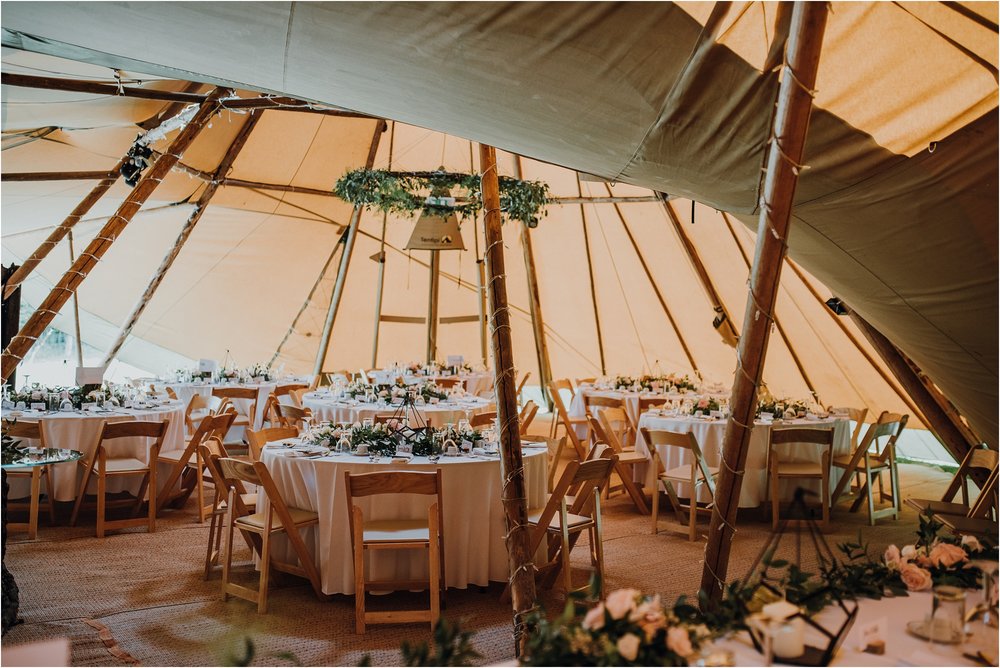 Mddie & Jacob's Lake District Tipis Wedding. Image by Claire Fleck Photography