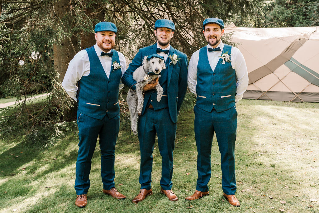 Weddings as unique as you - matching suits