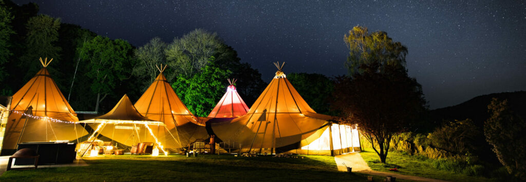 Tipi Tent and Marquee Tent Hire, Windermere, Lake District. Special Event Tipis Wedding and Events Cumbria, Northumberland and Scotland