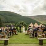 Outdoor wedding ceremony in the lake district - lake district wedding ceremony