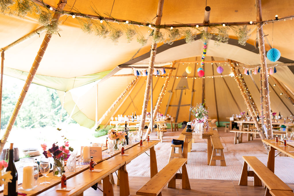 Festival Wedding Ideas. Marquee Tent Hire Cumbira, Lake District, Nothumberland, Scotland
