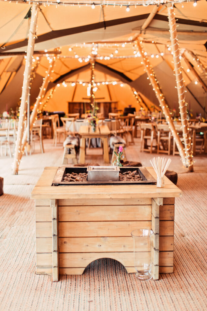 Tipi Hire Packages. Wedding Furniture Hire Cumbria, Lake District, Northumberland and Scotland