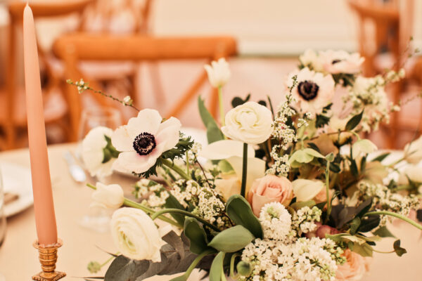 Wedding decoration ideas for Sailcloth Marquee - Wedding florist Cumbria