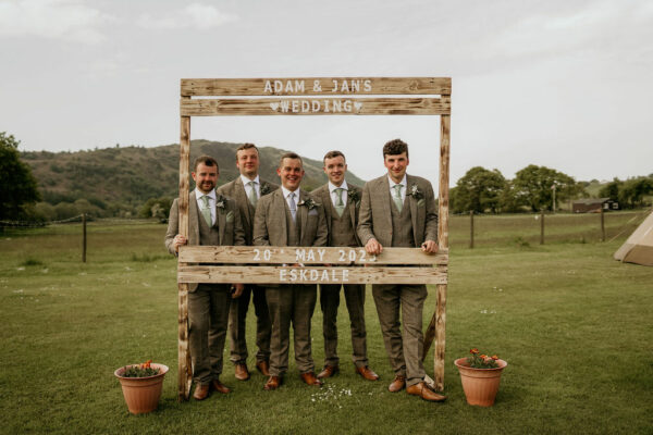 Outdoor wedding - Cumbria wedding - tipi friendly venue cumbria
