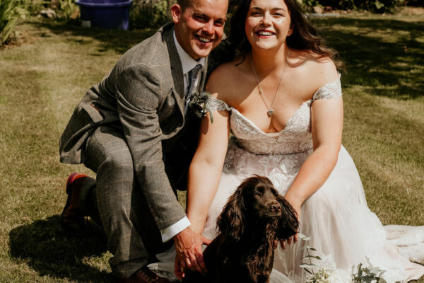 Outdoor Wedding - Tipi Tent Wedding Venue Bower House Inn - Dog Friendly Lake District Wedding - Dog Friendly Wedding
