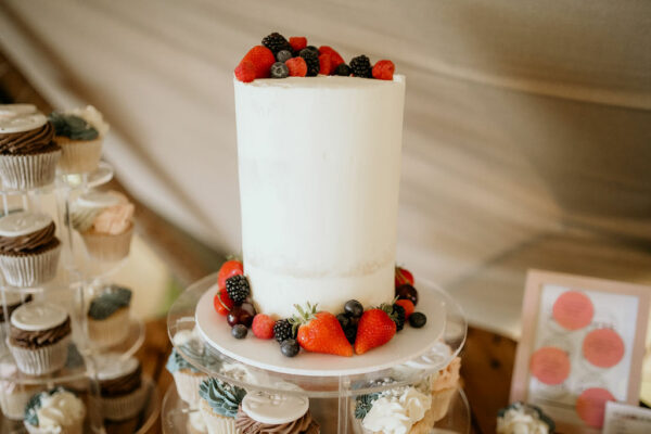 Country Outdoor Wedding - Wedding Cake - Lake District Wedding
