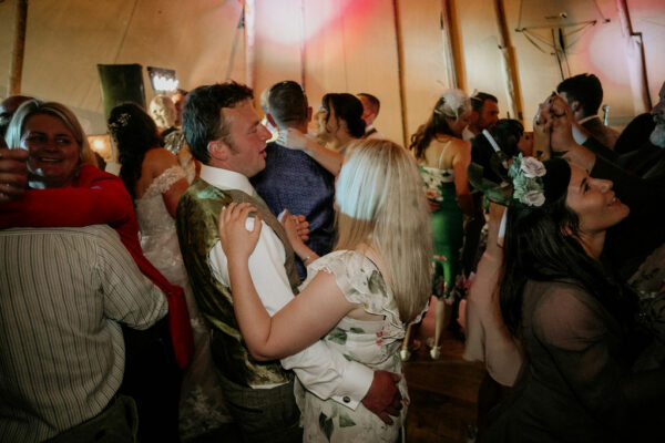 Evening Wedding - Country Outdoor Wedding - Tipi Tent Wedding - Lake District Wedding