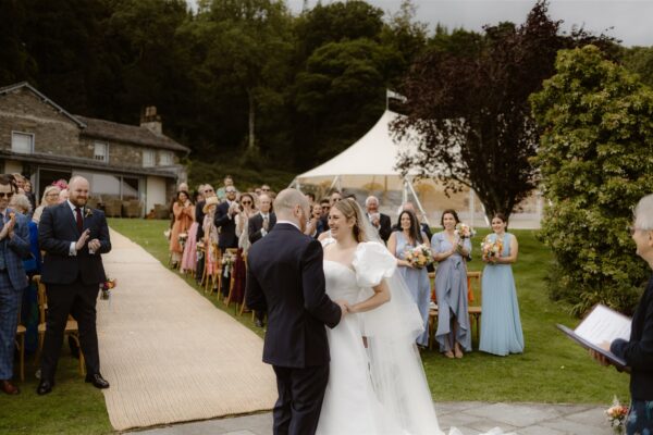 Sailcloth Wedding at Lake District Wedding, Silverholme Manor, Graythwaite Estate
