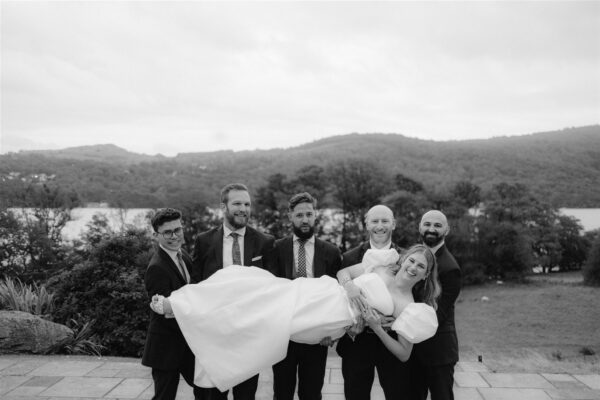 Wedding Guests Fun Shots - Wedding Photography Cumbria Lake District