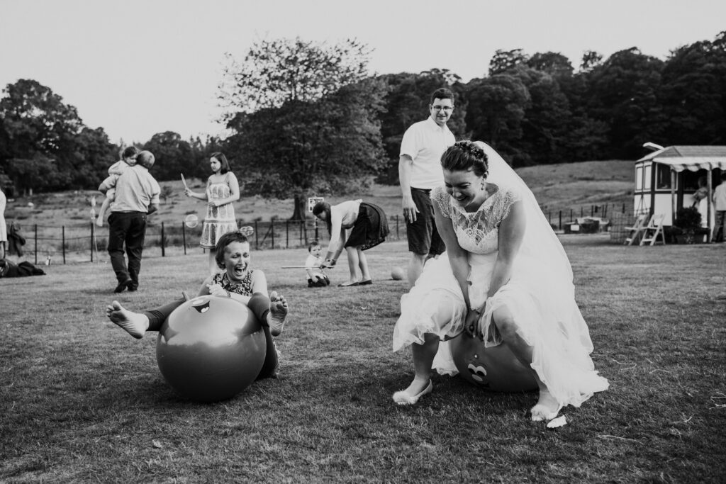 If you want your garden games to step it up a notch and really get everyone involved, perhaps adding a bit of a competitive edge will get the job done. Will they be cheering for Team Bride or Team Groom!?